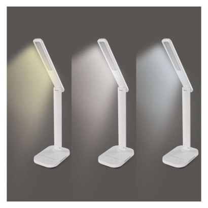 LED stolní lampa CARSON, bílá
