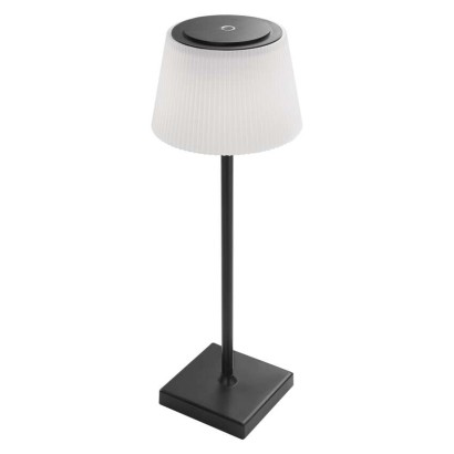 LED Schreibtischlampe KATIE, wiederaufladbar, schwarz