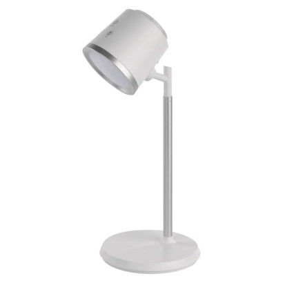 LED Schreibtischlampe ABBIE, wiederaufladbar, weiss