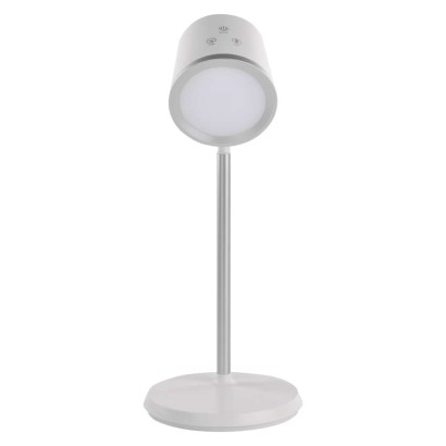 LED Schreibtischlampe ABBIE, wiederaufladbar, weiss