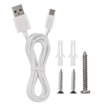 LED Schreibtischlampe ABBIE, wiederaufladbar, weiss