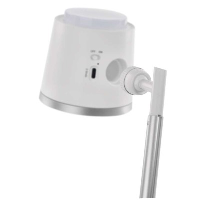 LED Schreibtischlampe ABBIE, wiederaufladbar, weiss