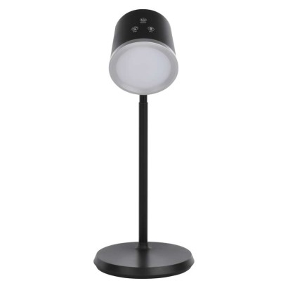 LED Schreibtischlampe ABBIE wiederaufladbar, schwarz