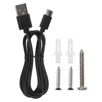 LED Schreibtischlampe ABBIE wiederaufladbar, schwarz
