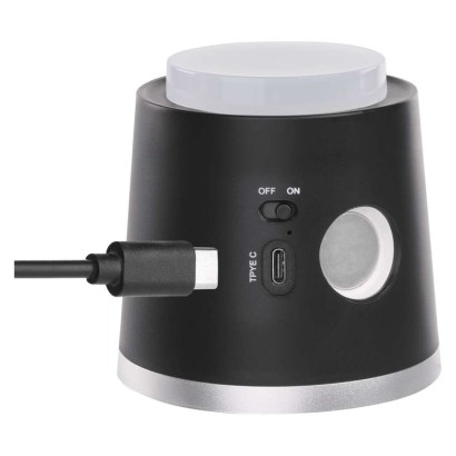 LED Schreibtischlampe ABBIE wiederaufladbar, schwarz