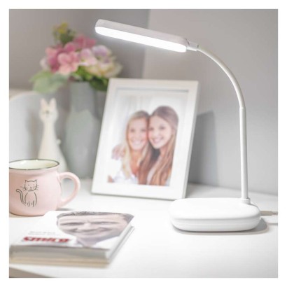 LED Schreibtischlampe MOLLY, weiss