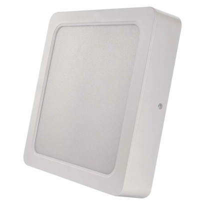 Panel LED  natynkowy RUBIC 2w1, kwadrat, biały, 24W, naturalna biel