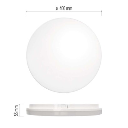 LED Deckenleuchte TORI, rund, weiss 36W NW, IP54