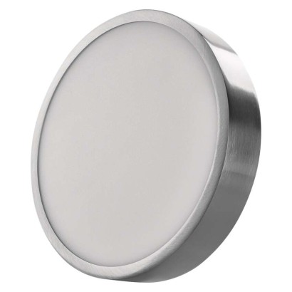 LED šviestuvas NEXXO šlifuoto nikelio, 22,5 cm, 21 W, šiltai / neutraliai baltas