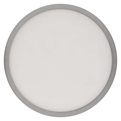 LED šviestuvas NEXXO šlifuoto nikelio, 22,5 cm, 21 W, šiltai / neutraliai baltas