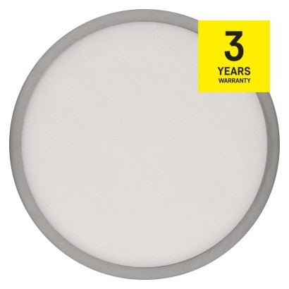 LED šviestuvas NEXXO šlifuoto nikelio, 22,5 cm, 21 W, šiltai / neutraliai baltas