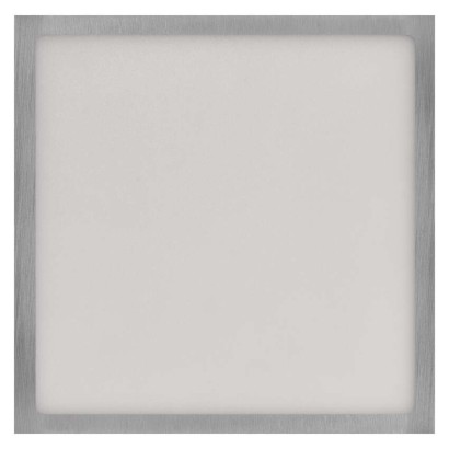 LED lampa NEXXO, matēts niķelis, 22,5 x 22,5 cm, 21 W, silti/neitrāli balta