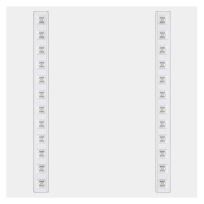 LED panel TROXO 60×60, kvadratni, vgradni, bel, 27W, UGR, nevtralno bela