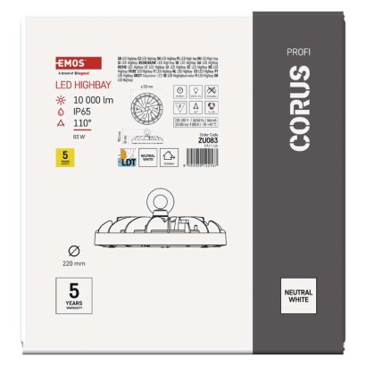 High Bay CORUS LED industrijsko svetilo 83W