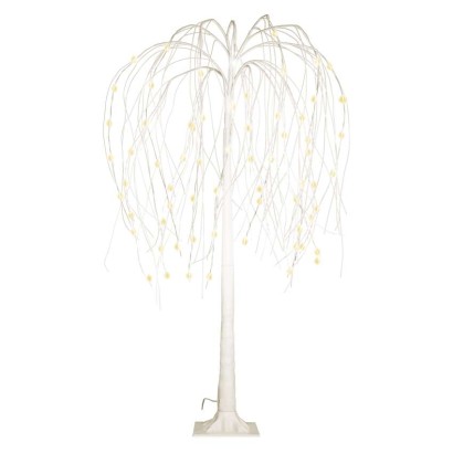 LED izgaismots koks, 120 cm, lietošanai iekštelpās un ārā, silti balts