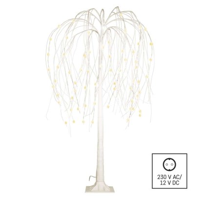 LED izgaismots koks, 120 cm, lietošanai iekštelpās un ārā, silti balts