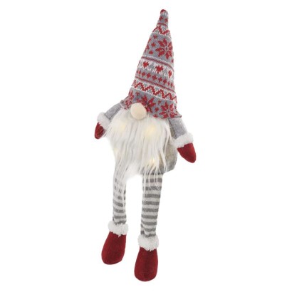LED Weihnachts-Elfe sitzend, 27 cm, 3x AA, Innen, warmweiss