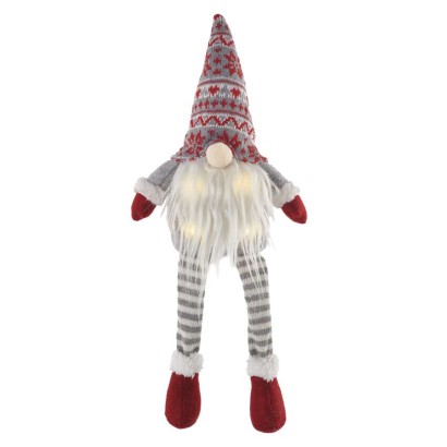 LED Weihnachts-Elfe sitzend, 27 cm, 3x AA, Innen, warmweiss