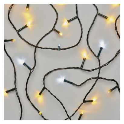 Standard LED Verbindungskette, blinkend, 10 m, Außen, warm-weiß/Kaltweiß