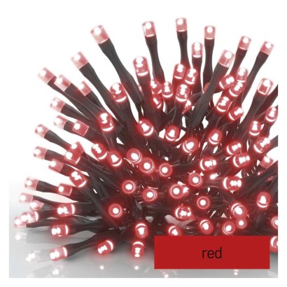 Standard LED Verbindungskette, 10 m, Außen/Innen, rot