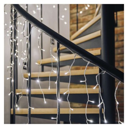 LED Ziemassv. lamp. – lāst., 5 m, liet. ārā un iekšt., a. b., ar pulti, 8 rež., ar taim.
