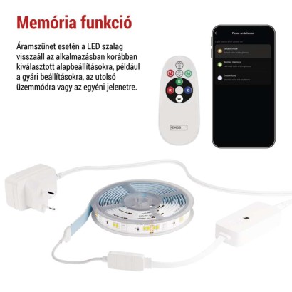 GoSmart LED szalag WiFi 2m, 11W, 750lm, RGB/CCT