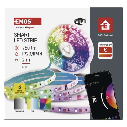 GOSMART REZULTĀTĀ SIKSNA 11W 750lm 2m WIFI RGBCCT