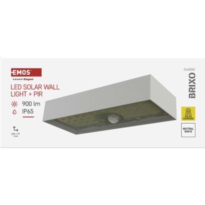 LED-Leuchte BRIXO mit PIR, neutralweiss