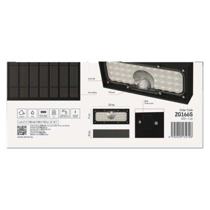 LED-Leuchte BRIXO mit PIR, neutralweiss
