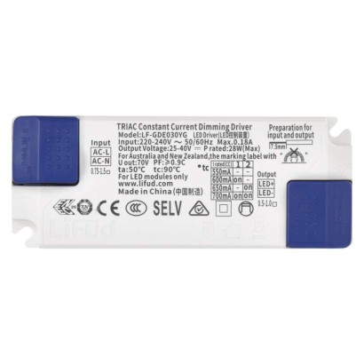 Triac dimmbarer Treiber für LED-Leuchte 700mA 28W