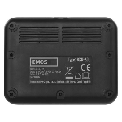 EMOS Elemtöltő BCN-60U
