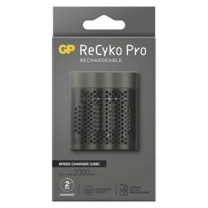 GP nabíjačka batérií Speed M451 + 4AA ReCyko Pro