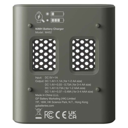 GP Akkumulátor töltő Speed M452 + 4xAA ReCyko 2600mAh