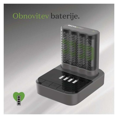 GP polnilec baterij Pro P461 + 4× AA ReCyko Pro + DOCK