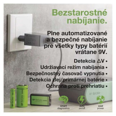 Univerzálna nabíjačka batérií GP B631