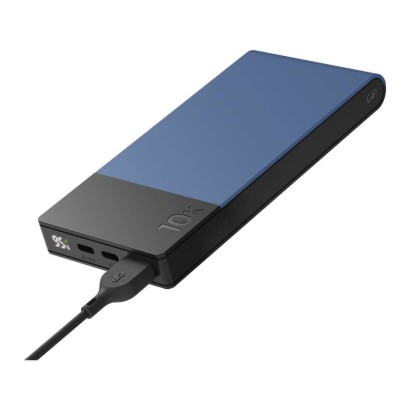 GP M2+ Series powerbank, 10 000 mAh, 22,5 W, modra