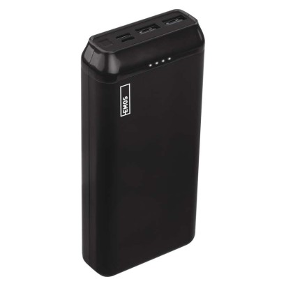 Power bank EMOS Alpha2 20, 20 000 mAh, 10 W, čierny