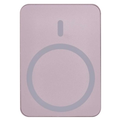 Power bank EMOS WI 522, 5 000 mAh, 20 W+Wireless, lososová