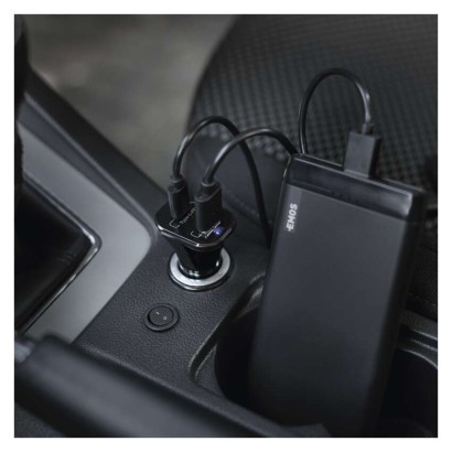 Ładowarka samochodowa USB 3A (30 W) max. 