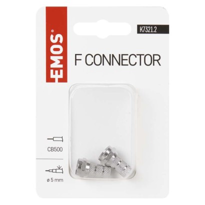 Konnektor F-Stecker für Koaxialkabel CB500