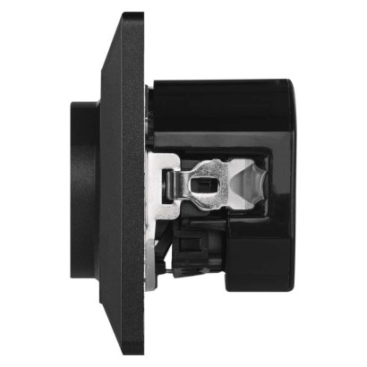 Kontaktligzda ar USB, 2,1 A maks., antracīta 