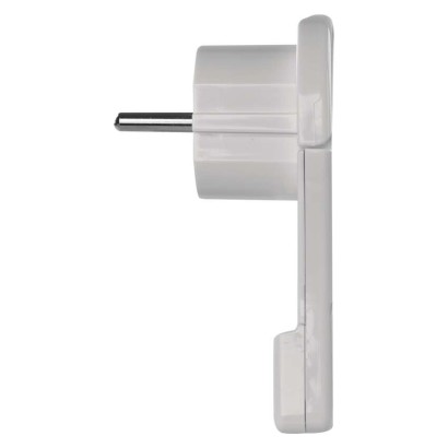 Winkelstecker für Verlängerungskabel, weiss