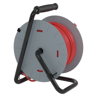 Przedłużacz bębnowy 25 m / 4 gniazda / PVC / 230 V / 1,5 mm2 / nieruchomy środek