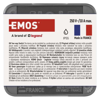 EMOS Cyklone wandschalter N.1,6 IP55