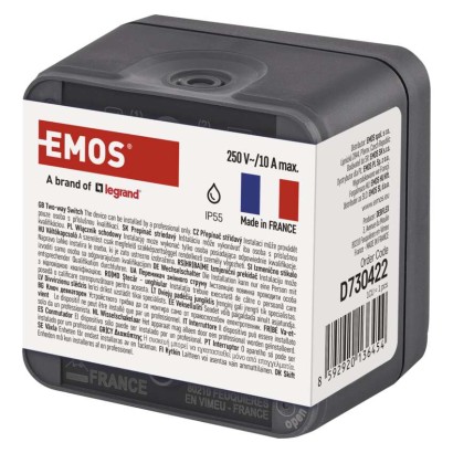 EMOS Cyklone wandschalter N.1,6 IP55