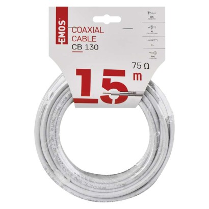 Koaxialkabel CB130, 15m