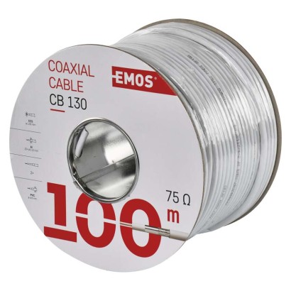 Koaxialkabel CB130, 100m
