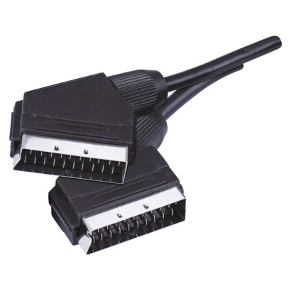 Przewód AV SCART - SCART, 1m