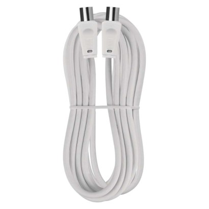 Antenas koaksiālais kabelis, ekranēts, 5 m, – taisns