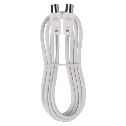 Antennen-Koaxialkabel, geschirmt 1,25m – gerader Stecker